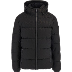 Guess Oberbekleidung Guess G-Chain Logo Quilted Jacket - Black