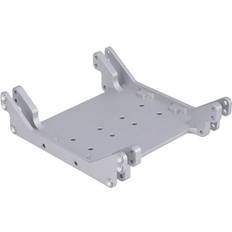 Shamjina Chassis Skid Plate Center Frame Gearbox Mount for 1/10 RC Rock Crawler silvery