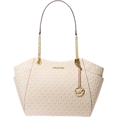 Michael Kors Jet Set Large Logo Shoulder Bag - Rose Gold