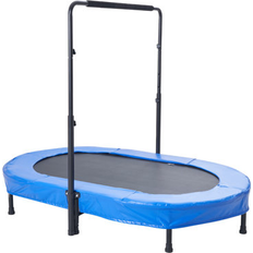 VEVOR 56" Trampoline for Foldable Mini Toddler Trampoline Indoor Outdoor graySteel in Blue 1 Wayfair (1)