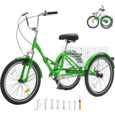 Mejor_valorados Triciclos VEVOR Folding Adult Tricycle 20-Inch