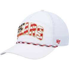 Caps '47 Men's White Chicago Bears Hitch Stars and Stripes Trucker Adjustable Hat