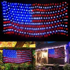 Hilehuti GearForge Depot Decoration String Set of 420 LED Flag Fairy Light