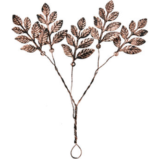 Copper Wall Decor Ophelia & Co Handcrafted Metal Leaf Sprigs 4" H x 0.25" W x 5" D Wall Decor