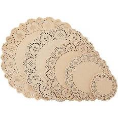 Table Decorations Juvale Brown Round Paper Doilies 250 Pack