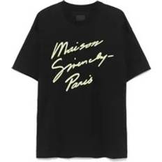 Givenchy T-shirts Givenchy Jersey Logo Broderet T-shirt - Sort