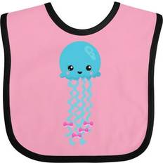 Blue Accessories Inktastic Cute Jellyfish Blue Jellyfish Baby Bib