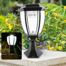 YIYIBYUS Outdoor Solar Post Lights Yard LED