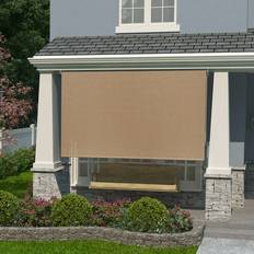 Roller Blinds Coolaroo Cordless Exterior Roller Shade 120 W x 72 H