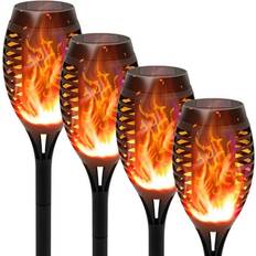 Outdoor Solar Lights Torches 20" H x 2.95" W x 2.95" D