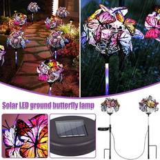 GBSell LED Colored Flower Garden Ground Plug Light