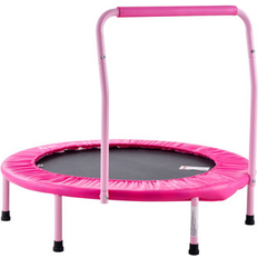 VEVOR 36" Trampoline for Foldable Mini Toddler Trampoline Indoor Outdoor in Pink 31.69' H X 36.2' W X 36.22' D Wayfair (31.69' H X 36.2' W X 36.22' D)
