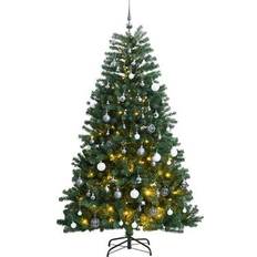 vidaXL 300 LEDs Green Juletræ 120cm