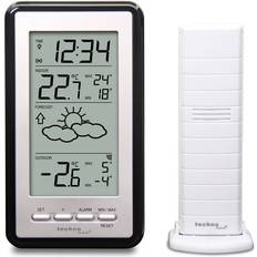 Sensor inalámbrico Estaciones Meteorológicas Technoline WS 9130-IT Estación Meteorológica Digital Negro