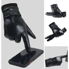 RUHUADGB Winter Cycling Gloves Faux Leather