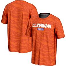 GameDay Greats Unisex Clemson Tigers Spirit Tiger Print T-Shirt Orange, NCAA Men's Tops