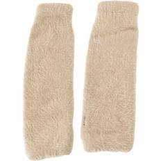 Beige Gloves & Mittens Milageto Winter Warm Fingerless Gloves - Beige