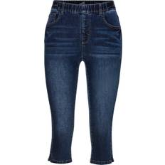Arizona Slim Fit Capri Jeans - Dark Blue