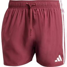 adidas Boardshorts - Weinrot/Weiß