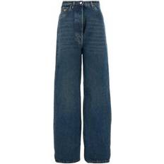 Prada Tøj Prada Wide-Leg High-Rise Classic Jeans - Blue