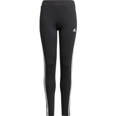 152 Abbigliamento per bambini adidas Designed 2 Move 3-Stripes Tights Black Unisex Leggings - Nero