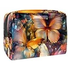 VAPOKF Shining Butterflies Cosmetic Bag - Large