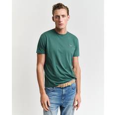 Gant Green T-shirts Gant Regular Fit Shield T-Shirt - Woody Green