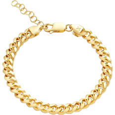 Jaxxon 14k Bracelets Jaxxon Cuban Link Bracelet 6mm - Gold