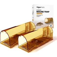 Brown Pest Control VIGOR Set of 2 Reusable Mouse Traps