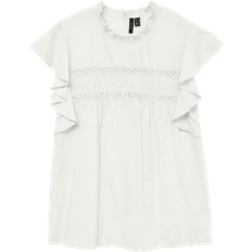 Volants Chemisiers Vero Moda Blouse femme Trine - Blanc