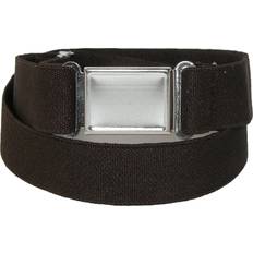 Accessories CTM Plus Size Elastic Belt with Magnetic No Show - Black