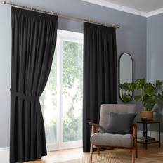Curtains & Accessories Fusion Dijon Pencil Pleat Curtains 168cm x 168cm x 168cm Drop