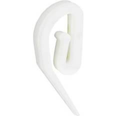 Supporti e Ganci per Tende Securit Ganci per Tende in Plastica One Size Bianco