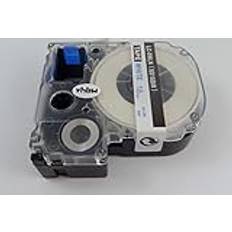 Computer Spare Parts VHBW Label Tape 8m x 12mm White on Blue