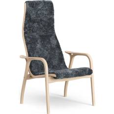 Swedese Möbler Swedese Lamino Bok Fårskinn Charcoal Fåtölj 101cm