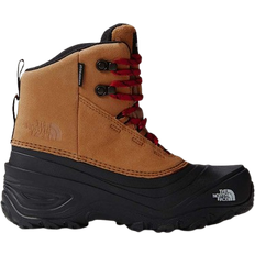 Leather Winter Shoes Children's Shoes The North Face Kid's Chilkat V Lace Waterproof Boots - Almond Butter/Black