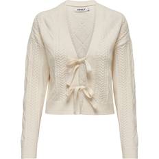 Slim Trøjer Only Onlfia Cardigan - Lysegrå