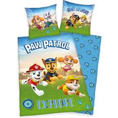 Paw Patrol Bettwäsche-Sets Herding Paw Patrol Explore Wende Bettwäsche Set 2 tlg 135 x 200 cm 135x200cm