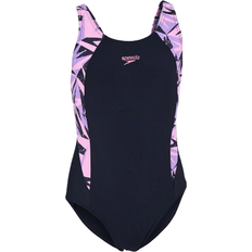 122/128 Badedragter Børnetøj Speedo HyperBoom Splice Muscleback - Navy/Pink