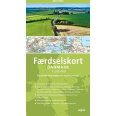 Danmark 2024 Færdselskort Danmark 2024-2025 (Spiralryg, 2024)
