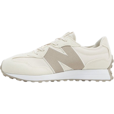 Lace Up Running Shoes New Balance Big Kid's 327 - Light Mushroom/Linen