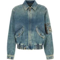 Multicolore - Veste en jean Vestes Dolce & Gabbana Denim Bomber En Denim Multicolore