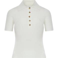 Canvas - Woman Shirts Iconic Rib Knit Polo Shirt - White