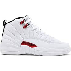 Rubber Trainers Children's Shoes Nike Air Jordan 12 Retro GS - White/University Red/Black