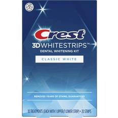 Teeth Whitening Crest 3D Whitestrips Classic White Dental Whitening Kit 10-pack