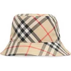 Men - Multicolored Headgear Burberry Bucket Hat - Beige