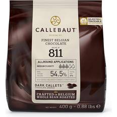 Halal Confitería y Galletas Callebaut Callets de Chocolate Negro 400g - Fusión Cremosa Repostería 400g