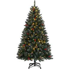 vidaXL 3315757 Green/White Juletræ 240cm