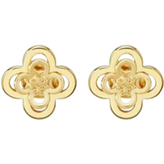 Tory Burch Pendientes Kira Clover Stacked Stud 153719 Oro 00