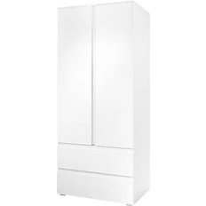 Chambres d'enfant CaliCosy Image 60A 2 Portes Battantes 2 Tiroirs L80 x H191 x P55 cm